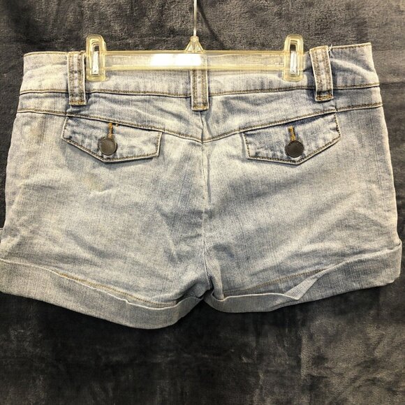 Route 66 Pants - Route 66 Denim Shorts Woman's Large Original Clothing Button Detail Size 9-10